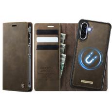 Caseme - CASEME C49 Magnetiskt Fodral f&ouml;r Samsung Galaxy A17 5G - Kaffe