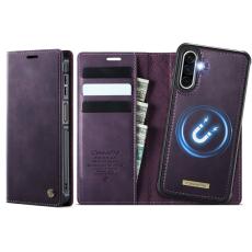 Caseme - CASEME C49 Magnetiskt Fodral f&ouml;r Samsung Galaxy A17 5G - Lila