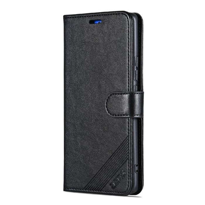 AZNS - AZNS Samsung Galaxy A56 Plånboksfodral Anti-Scratch Konstläder - Svart