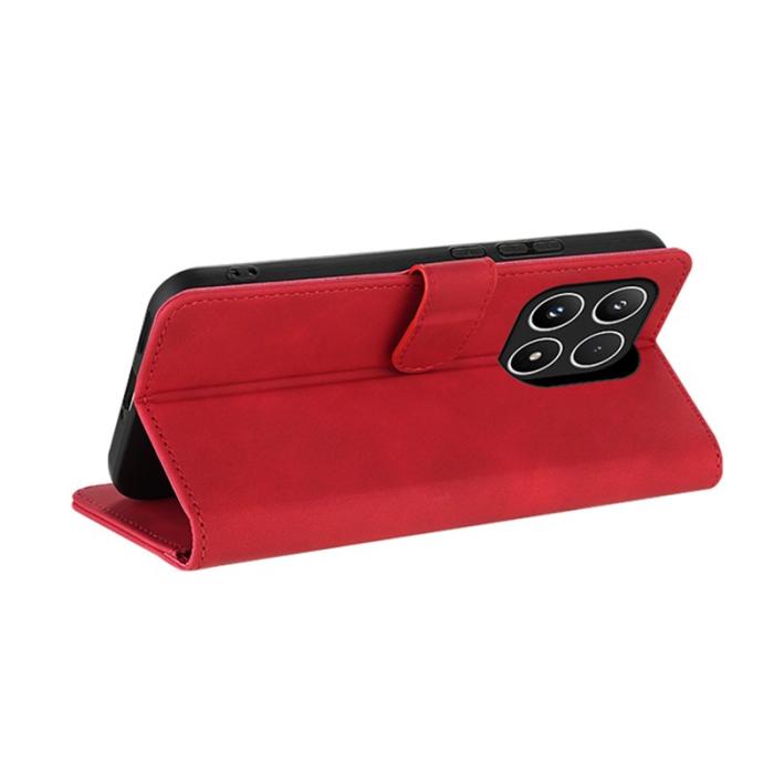 AZNS - AZNS Xiaomi 17 Plånboksfodral Konstläder - Röd