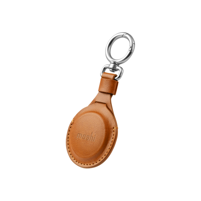 Moshi - Moshi Airtag Key Ringhållare - Brun