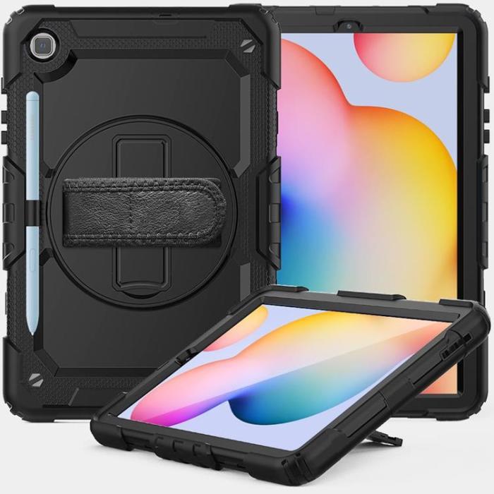 UTGATT - Galaxy Tab S6 Lite (2020/2022) Skal Solid 360 - Svart