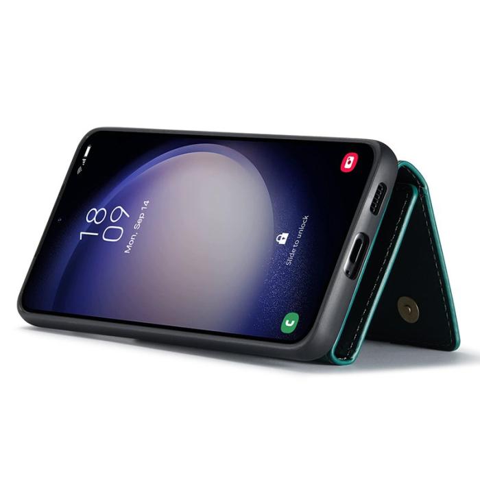 DG.MING - DG.MING Samsung Galaxy S23 FE Konstläder Plånboksfodral Grön