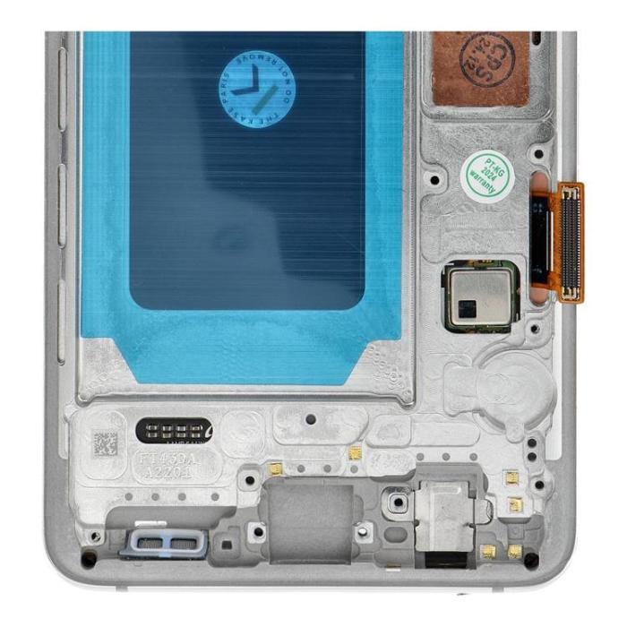 SpareParts - Galaxy S10 Skärm med LCD-display FixCell Renoveradde - Vit