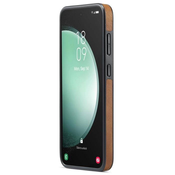 DG.MING - DG.MING Mobilskal till Samsung Galaxy S23 FE i PU-läder - Brun