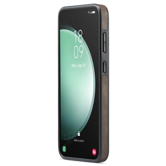 DG.MING - DG.MING Mobilskal till Samsung Galaxy S23 FE i PU-läder - Brun