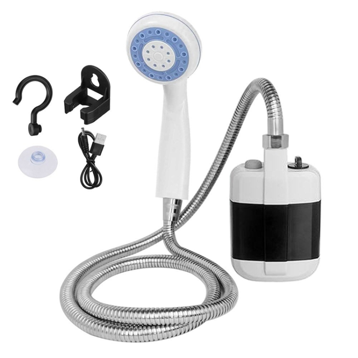 OEM - Bärbar Campingstranddusch 4.9 fot Uppladdningsbar Pump