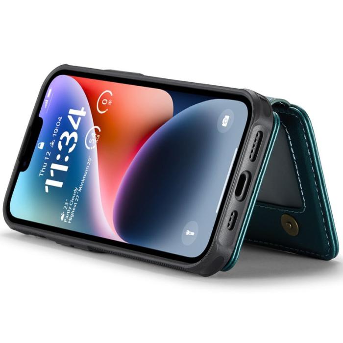 JEEHOOD - JEEHOOD J05 Mobilskal till iPhone 14 Läder MobilCyan