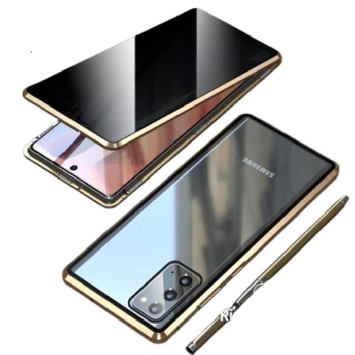 OEM - Magnetic Metal Skal Till Galaxy Note 20 - Gold