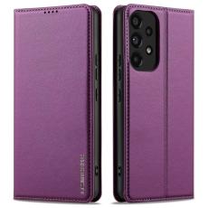 LC.imeeke - LC.IMEEKE L1 Series Samsung Galaxy A53 Pl&aring;nboksfodral Konstl&auml;der - Lila