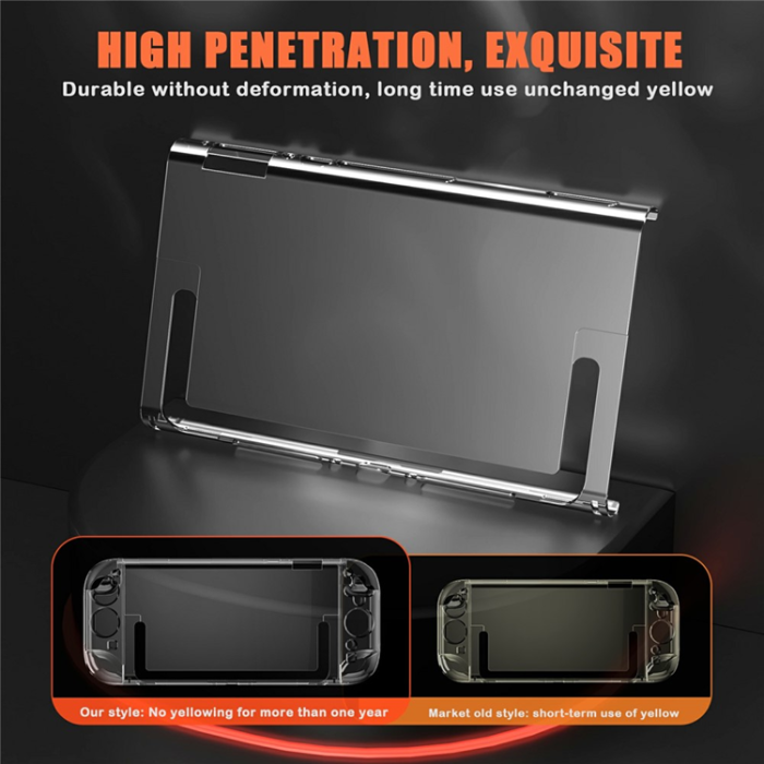 OEM - Nintendo Switch 2 Skal Shockproof PC - Transparent