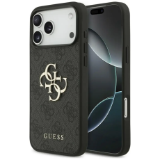 Guess - Guess Mobilskal f&ouml;r iPhone 18 Pro Max Big Logo - Svart