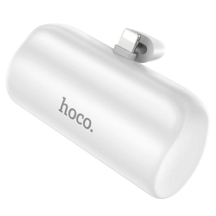 Hoco - Hoco Powerbank 5000 mAh med Inbyggd Kontakt Lightning 2A