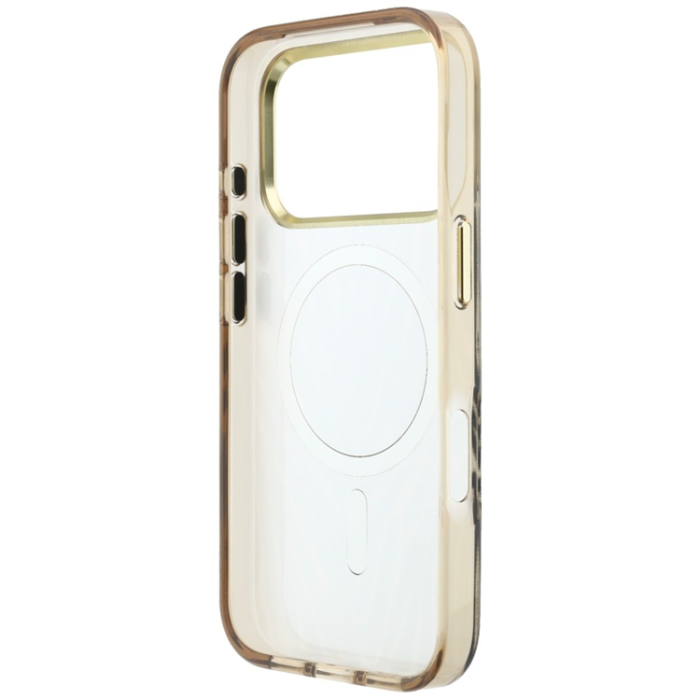 Guess - Guess Mobilskal För iPhone 18 Pro/17 Pro Magsafe IML Zebra Glitter