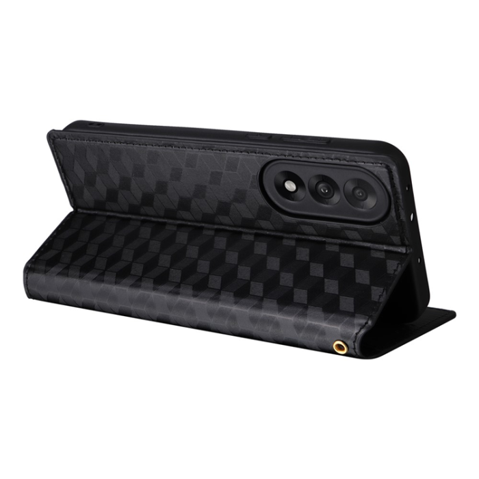 A-One Brand - OnePlus Nord 5 Plånboksfodral Rhombus Imprint - Svart