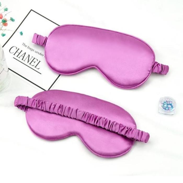 OEM - Bekväm Silky Sovmask/Ögonmask - Lila