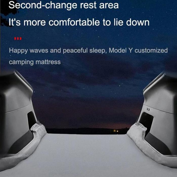 OEM - Automatisk Uppblåsning av Madrass i Baksätet för Tesla Model Y/3 TSL813