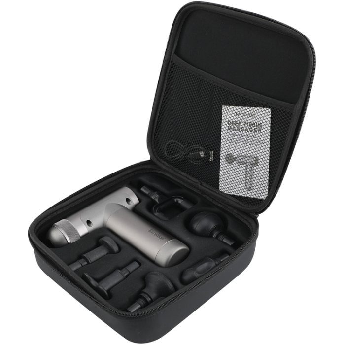 Terraillon - Terraillon Massagepistol Muscle Massager med värme, 5st tillbehör
