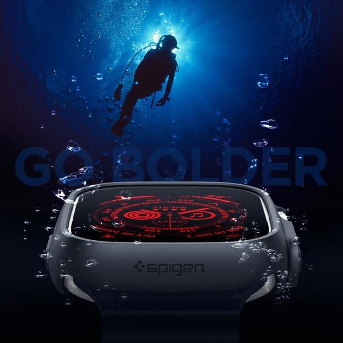 Spigen - Spigen Apple Watch Ultra (49mm) Skal Thin Fit - Svart