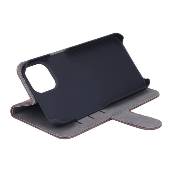 UTGATT1 - GEAR Mobilfodral Nubuck PU iPhone 13 - Brun