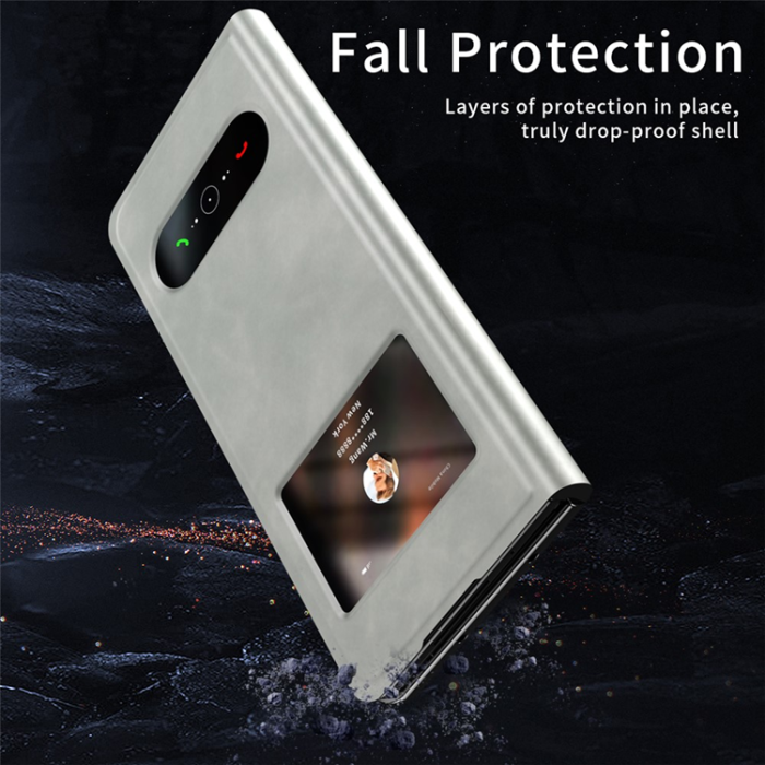 A-One Brand - Galaxy Z Fold 6 Mobilskal View Window - Vit