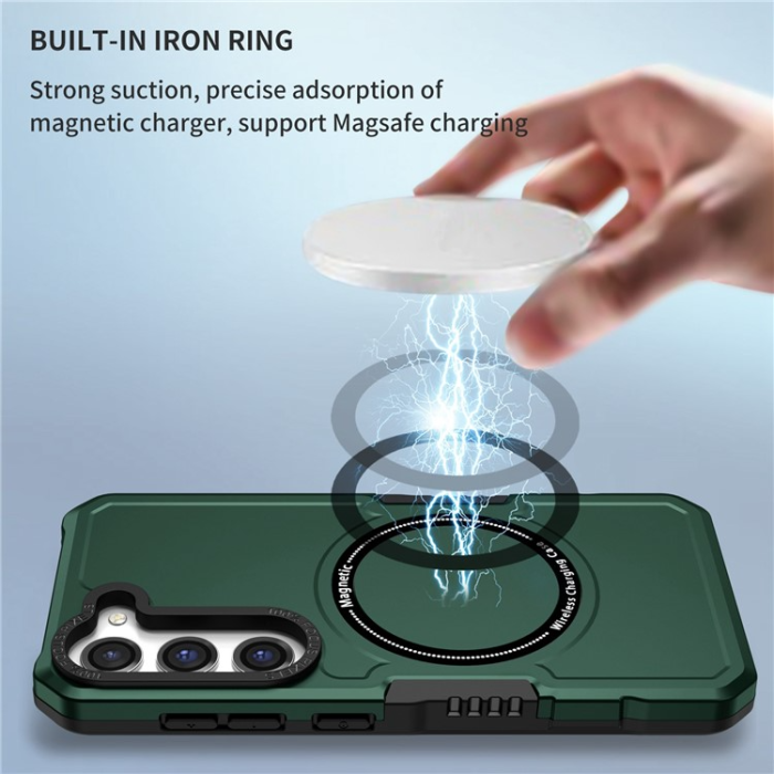 OEM - Galaxy S23 Plus Skal Magsafe Anti Drop - Grön