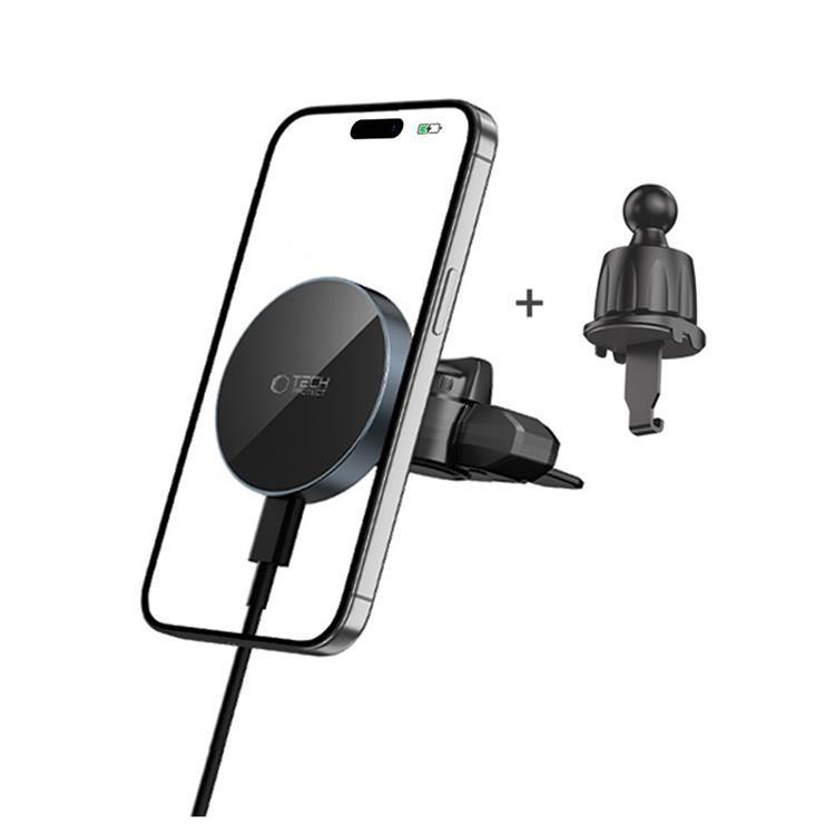 Tech-Protect Magsafe Bilhållare MM15W-V5 Trådlös laddare 15W CD | 264 | AlltMobil