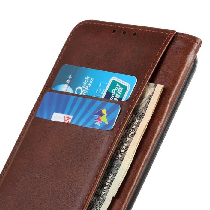 A-One Brand - OnePlus Nord 2T 5G Plånboksfodral Split Flip - Coffee