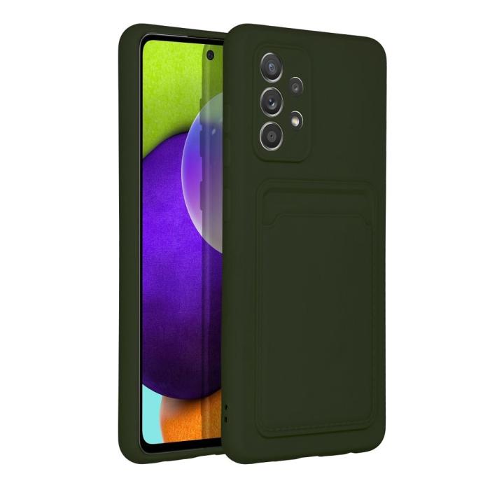 Forcell - Galaxy A52s/A52 5G/A52 4G Skal Forcell Korthållare - Grön