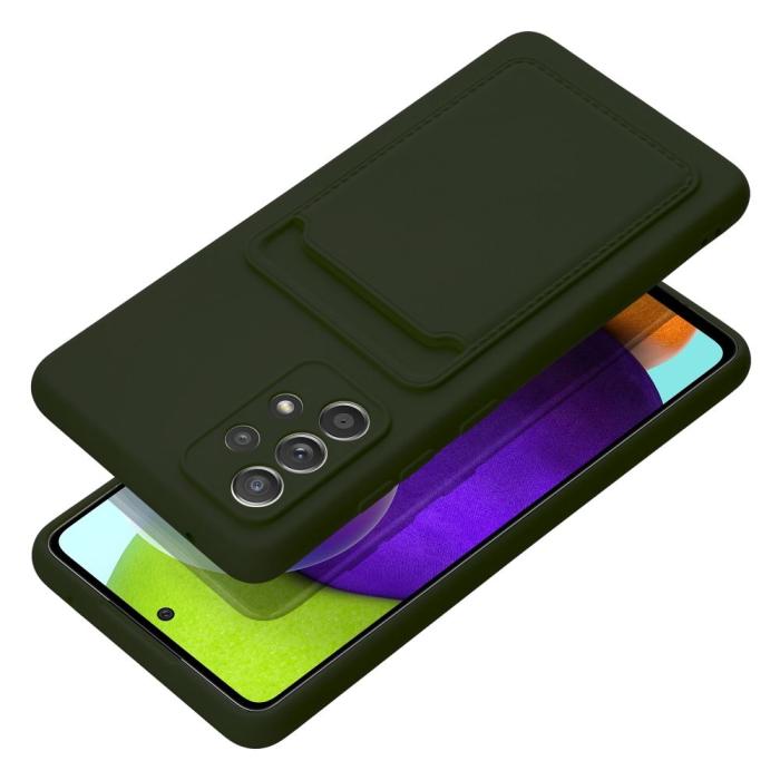 Forcell - Galaxy A52s/A52 5G/A52 4G Skal Forcell Korthållare - Grön