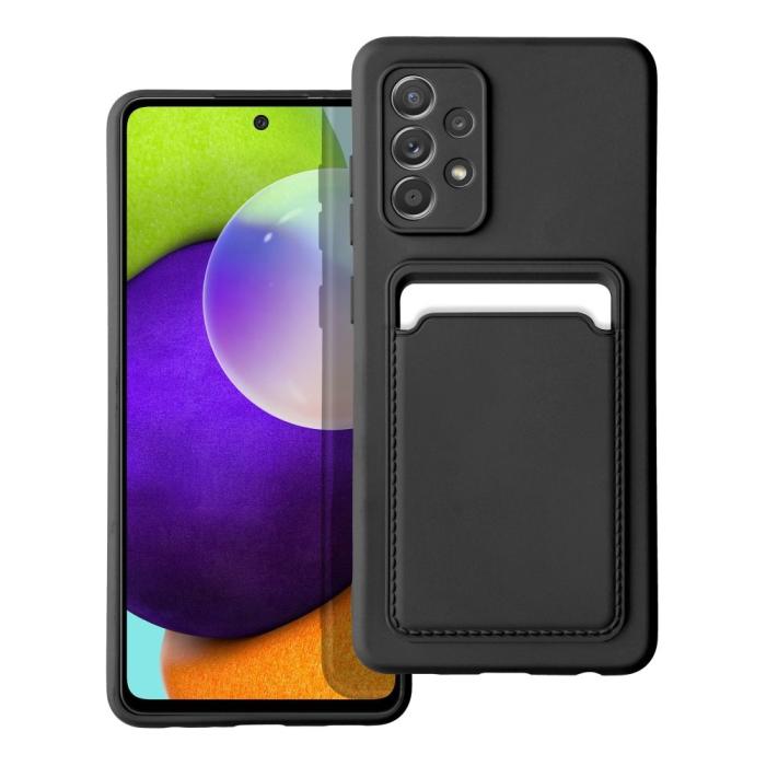 Forcell - Galaxy A52s/A52 5G/A52 4G Skal Forcell Korthållare - Svart