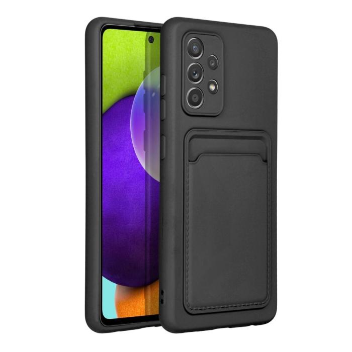 Forcell - Galaxy A52s/A52 5G/A52 4G Skal Forcell Korthållare - Svart