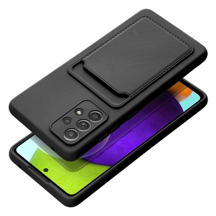Forcell - Galaxy A52s/A52 5G/A52 4G Skal Forcell Korthållare - Svart