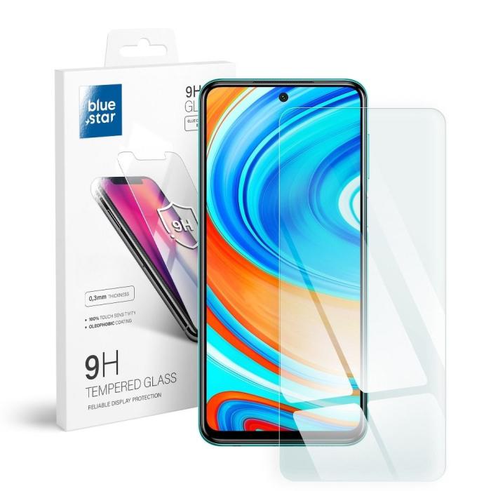 Blue Star - Blue Star Xiaomi Redmi Note 9S/9 Pro Härdat Glas Skärmskydd