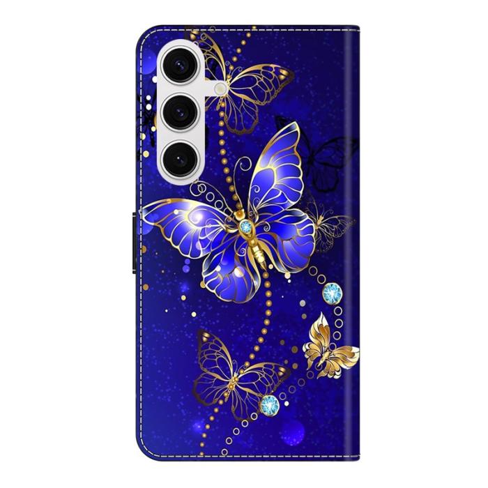 OEM - Samsung Galaxy S26/S26 Pro Fodral 3D Mönster PU Läder - Diamantfjäril