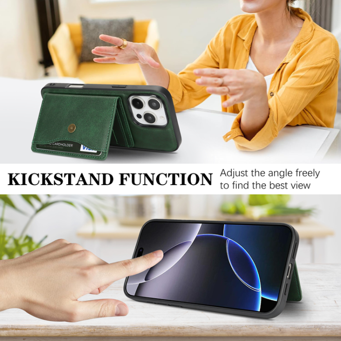 A-One Brand - iPhone 16 Pro Max Mobilskal MagSafe Detachable Korthållare