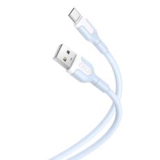 XO - XO USB-A Till USB-C Kabel 1m 2.1A NB212 - Blå