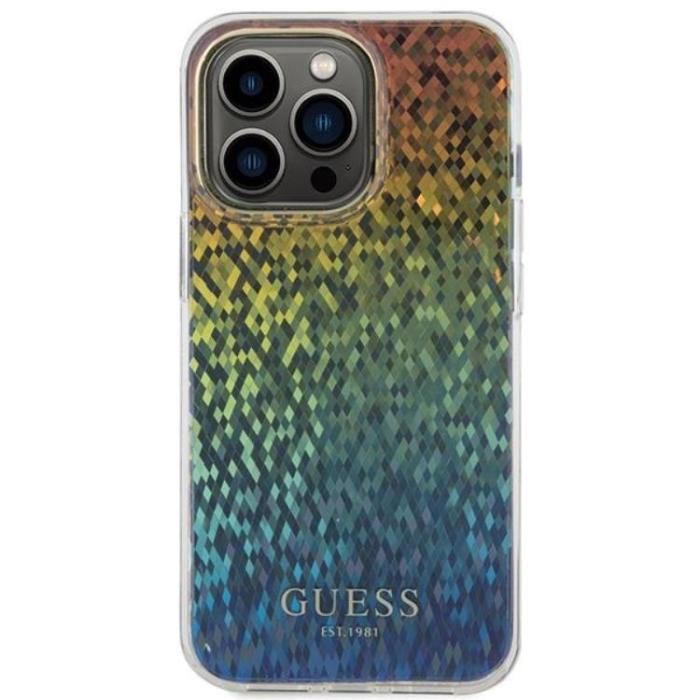 Guess - Guess iPhone 15 Pro Max Mobilskal IML Mirror Disco Iridescent
