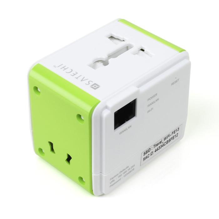 UTGATT5 - Satechi Smart Travel - Universal reseadapter med inbyggd router och USB-port