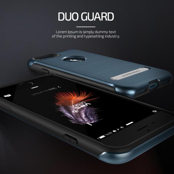 UTGATT5 - Verus Duo Guard Skal till Apple iPhone 7/8/SE 2020 - Blå