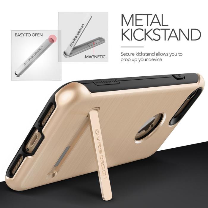 UTGATT5 - Verus Duo Guard Skal till Apple iPhone 7/8/SE 2020 - Gold