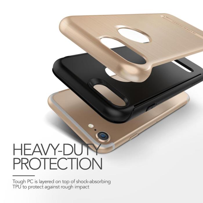 UTGATT5 - Verus Duo Guard Skal till Apple iPhone 7/8/SE 2020 - Gold