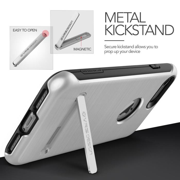 UTGATT5 - Verus Duo Guard Skal till Apple iPhone 7/8/SE 2020 - Silver
