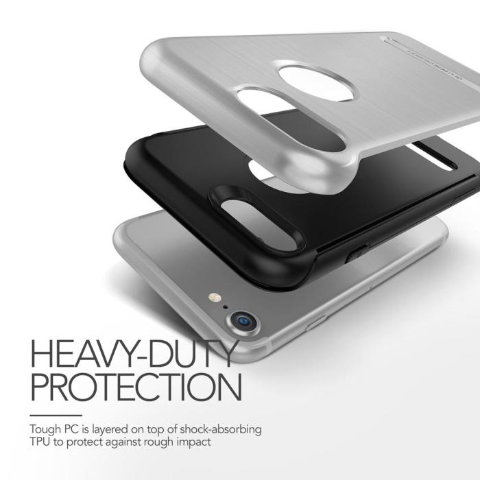 UTGATT5 - Verus Duo Guard Skal till Apple iPhone 7/8/SE 2020 - Silver