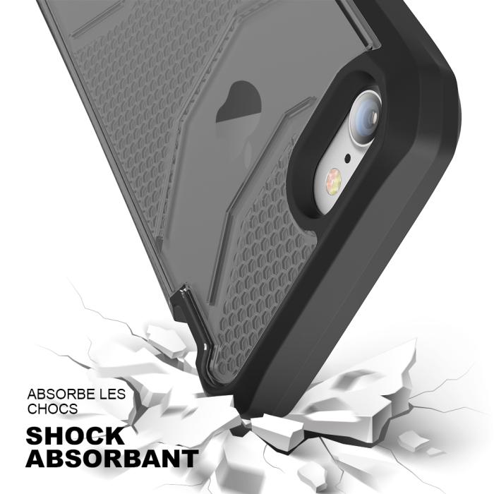 UTGATT5 - Itskins Revolution Skal till iPhone 7/8/SE 2020 (Röd) + Tempered Glass