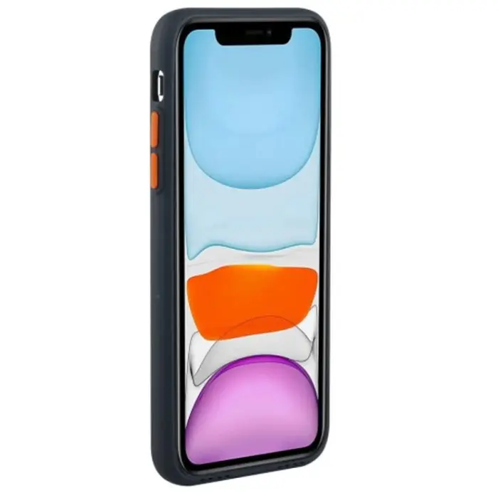 Taltech - iPhone 15 Pro Mobilskal Korthållare TPU - Mörkblå