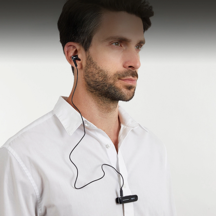 SBS - SBS In-Ear Trådlösa Hörlurar med Clip - Svart