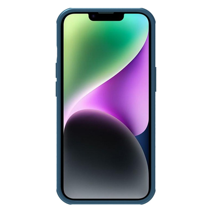 Nillkin - Nillkin iPhone 14 Plus Skal Super Frosted Shield Pro - Blå