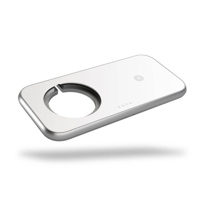 UTGATT1 - ZENS 3in1 Laddare Designad för Magsafe 10W+Plats för Magsafe + USB-A