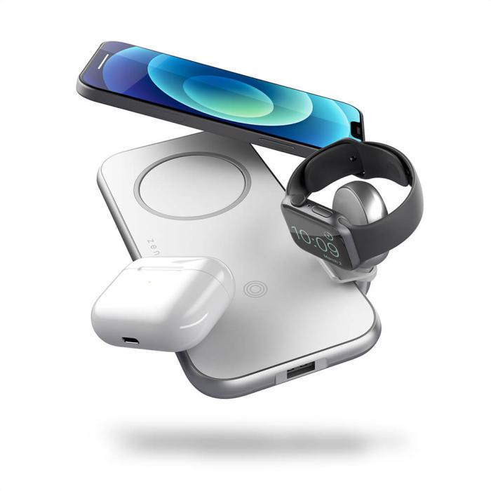 ZENS - ZENS 4-in-1 Trådlös Laddare Magsafe iPhone, Apple Watch, Airpods,iPad